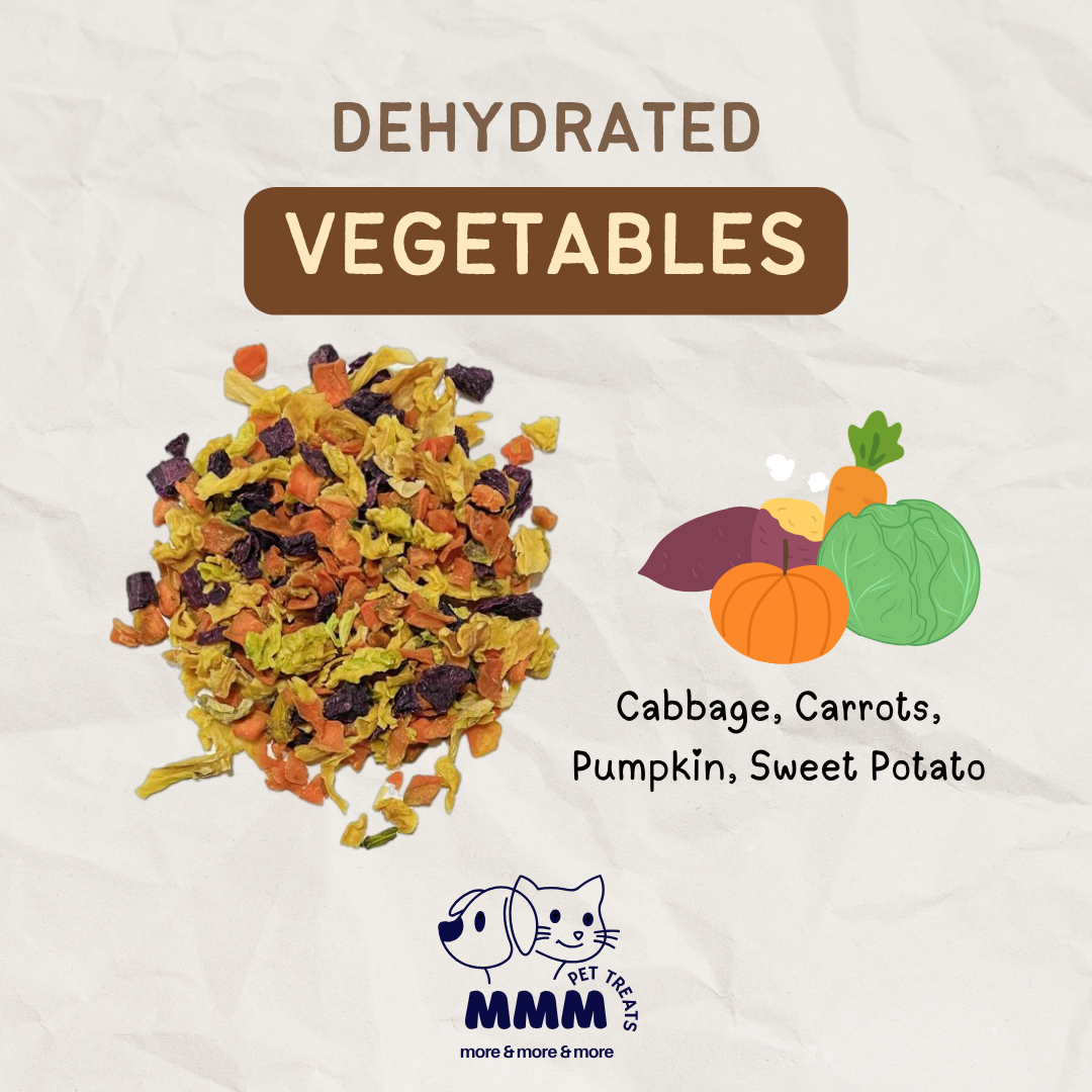 Dehydrated Vegetables For Cats and Dogs By MMM Pet Treats