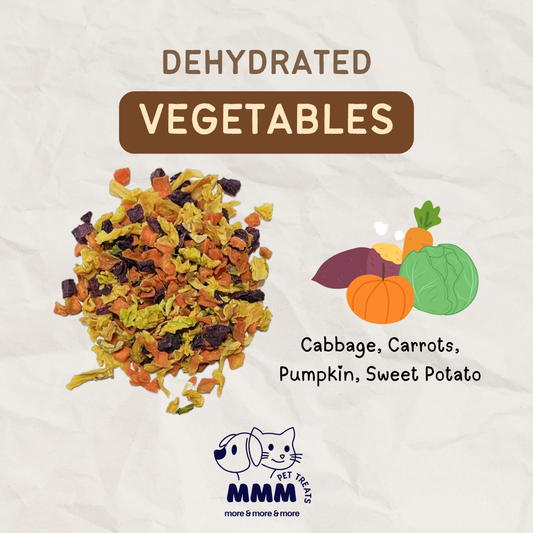 Dehydrated Vegetables For Cats and Dogs By MMM Pet Treats